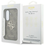 Husa de protectie Guess Hardcase 4G Big Metal Logo (GUHCS26S4GMGBR) compatibil cu Samsung Galaxy S26, Maro