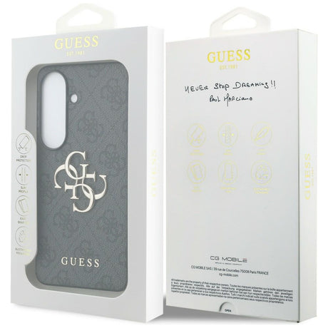 Husa de protectie Guess Hardcase 4G Big Metal Logo (GUHCS26M4GMGGR) compatibil cu Samsung Galaxy S26 Plus, Negru