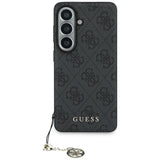 Husa de protectie Guess Hardcase 4G Classic Logo Charm (GUHMS26SGF4GGR) compatibil cu Samsung Galaxy S26, Negru