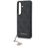 Husa de protectie Guess Hardcase 4G Classic Logo Charm (GUHMS26SGF4GGR) compatibil cu Samsung Galaxy S26, Negru