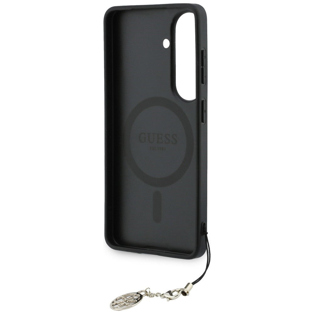 Husa de protectie Guess Hardcase 4G Classic Logo Charm (GUHMS26SGF4GGR) compatibil cu Samsung Galaxy S26, Negru