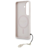 Husa de protectie Guess Hardcase 4G Classic Logo Charm (GUHMS26SGF4GPI) compatibil cu Samsung Galaxy S26, Roz
