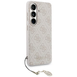 Husa de protectie Guess Hardcase 4G Classic Logo Charm (GUHMS26SGF4GPI) compatibil cu Samsung Galaxy S26, Roz