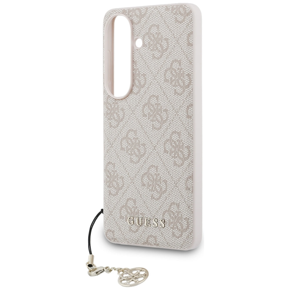 Husa de protectie Guess Hardcase 4G Classic Logo Charm (GUHMS26SGF4GPI) compatibil cu Samsung Galaxy S26, Roz