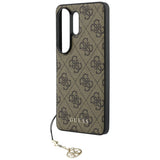 Husa de protectie Guess Hardcase 4G Classic Logo Charm (GUHMS26LGF4GBR) compatibil cu Samsung Galaxy S26 Ultra, Maro