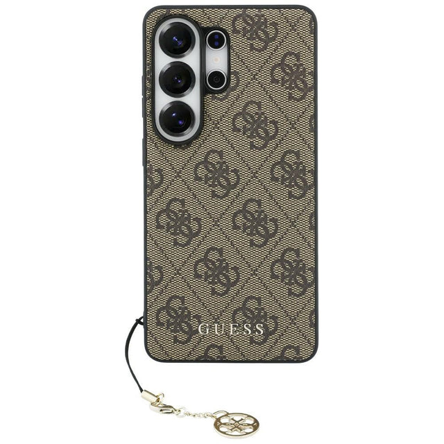 Husa de protectie Guess Hardcase 4G Classic Logo Charm (GUHMS26LGF4GBR) compatibil cu Samsung Galaxy S26 Ultra, Maro