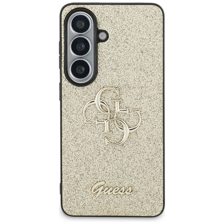 Husa de protectie Guess Fixed Glitter Big 4G Metal Logo (GUHCS26SHG4SGD) compatibil cu Samsung Galaxy S26, Auriu