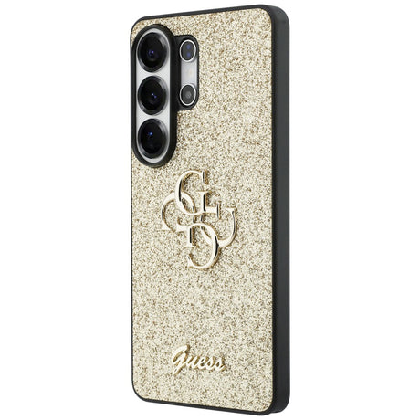 Husa de protectie Guess Fixed Glitter Big 4G Metal Logo (GUHCS26LHG4SGD) compatibil cu Samsung Galaxy S26 Ultra, Auriu