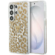 Husa de protectie Guess IML Leopard Print Triangle MagSafe (GUHMS26LHLEGTGLW) compatibil cu Samsung Galaxy S26 Ultra, Maro