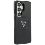 Husa de protectie Guess IML Gradient Triangle MagSafe (GUHMS26LHGTMLCGK) compatibil cu Samsung Galaxy S26 Ultra, Negru