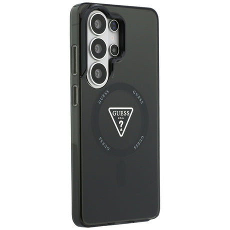 Husa de protectie Guess IML Gradient Triangle MagSafe (GUHMS26LHGTMLCGK) compatibil cu Samsung Galaxy S26 Ultra, Negru
