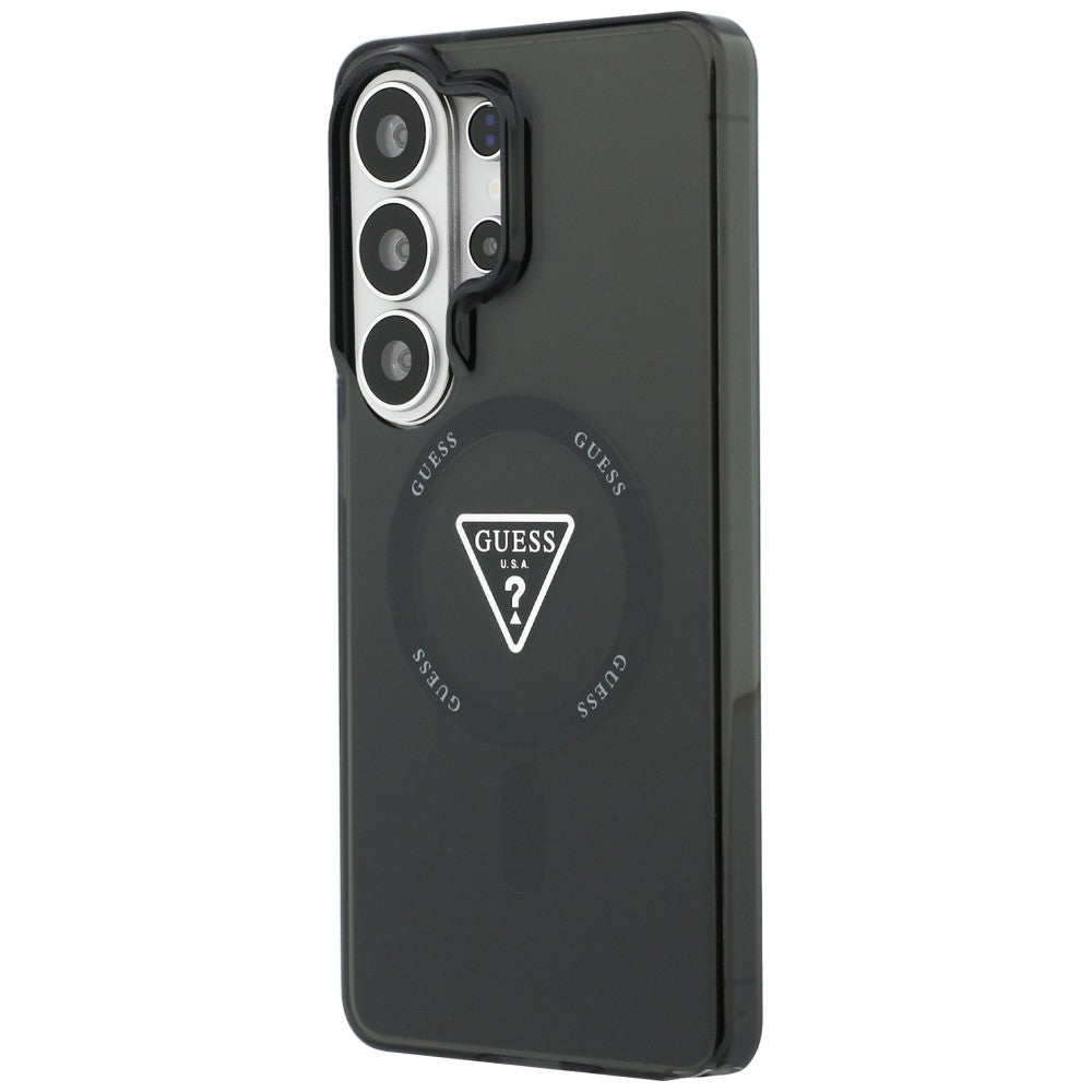 Husa de protectie Guess IML Gradient Triangle MagSafe (GUHMS26LHGTMLCGK) compatibil cu Samsung Galaxy S26 Ultra, Negru