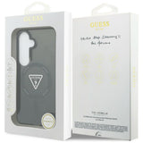 Husa de protectie Guess IML Gradient Triangle MagSafe (GUHMS26SHGTMLCGK) compatibil cu Samsung Galaxy S26, Negru