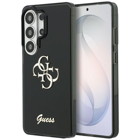Husa de protectie Guess IML Big Metal 4G Script (GUHCS26L5HC4MLSK) compatibil cu Samsung Galaxy S26 Ultra, Negru