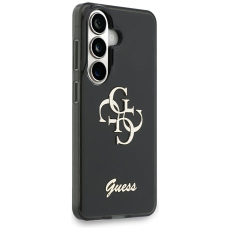 Husa de protectie Guess IML Big Metal 4G Script (GUHCS26S5HC4MLSK) compatibil cu Samsung Galaxy S26, Negru
