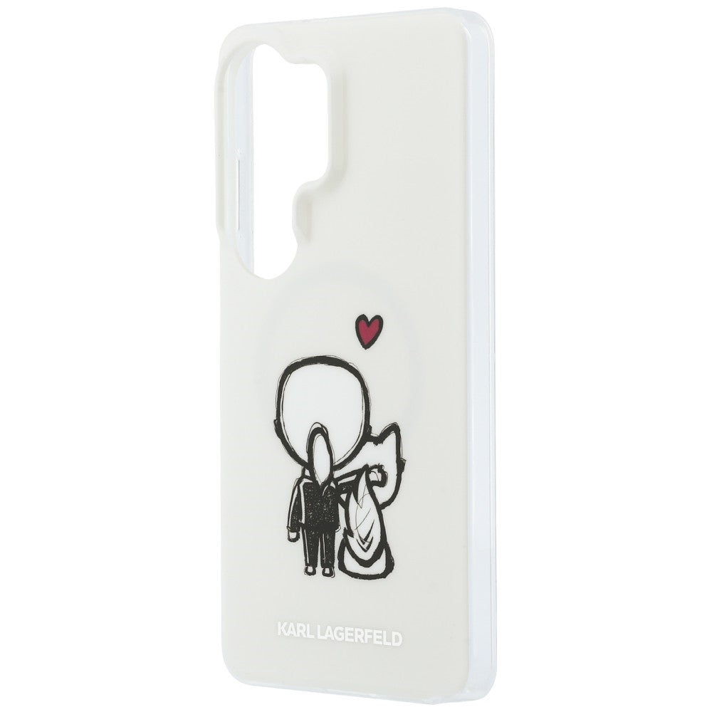 Husa de protectie Karl Lagerfeld IML compatibil cu Samsung Galaxy S26 Ultra, Alb