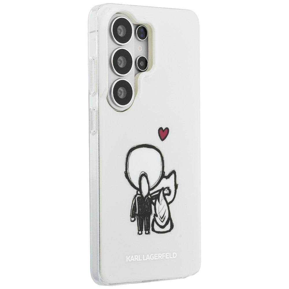 Husa de protectie Karl Lagerfeld IML compatibil cu Samsung Galaxy S26 Ultra, Alb