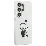 Husa de protectie Karl Lagerfeld IML compatibil cu Samsung Galaxy S26 Ultra, Alb