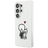 Husa de protectie Karl Lagerfeld IML compatibil cu Samsung Galaxy S26 Ultra, Alb