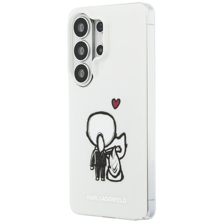Husa de protectie Karl Lagerfeld IML compatibil cu Samsung Galaxy S26 Ultra, Alb