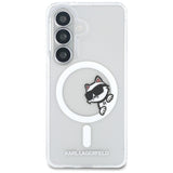 Husa de protectie Karl Lagerfeld IML compatibil cu Samsung Galaxy S26, Alb