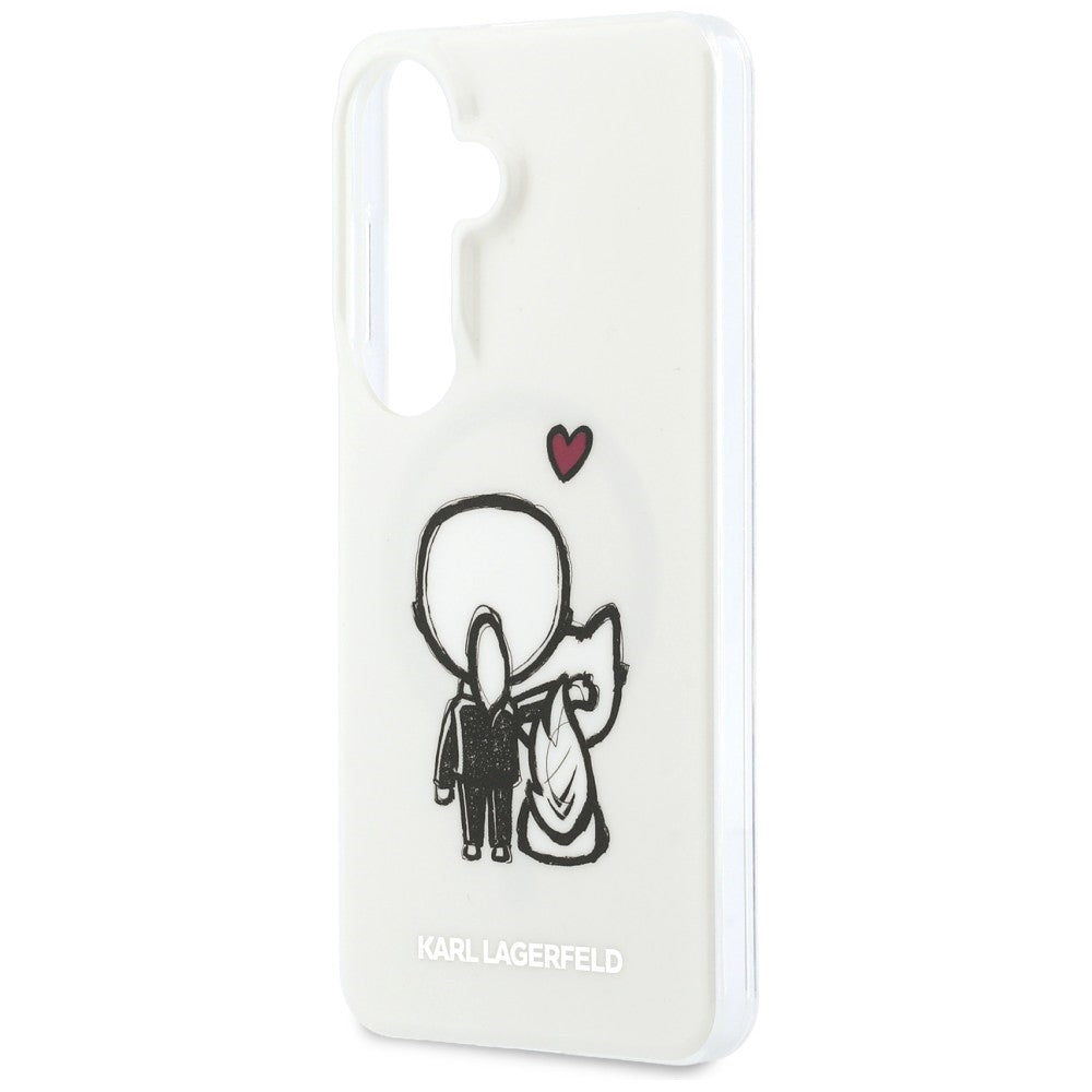 Husa de protectie Karl Lagerfeld IML compatibil cu Samsung Galaxy S26, Alb