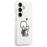 Husa de protectie Karl Lagerfeld IML compatibil cu Samsung Galaxy S26, Alb