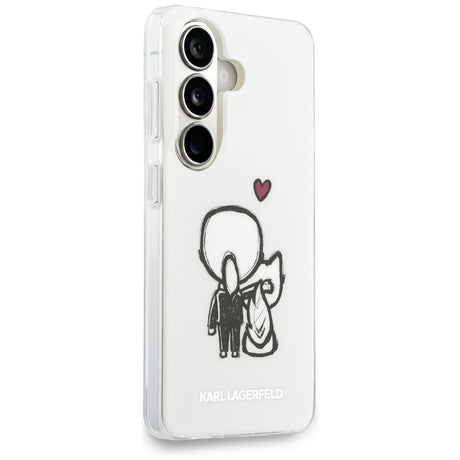 Karl Lagerfeld IML védőtok, Samsung Galaxy S26 készülékhez, fehér