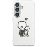 Husa de protectie Karl Lagerfeld IML compatibil cu Samsung Galaxy S26, Alb