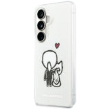 Husa de protectie Karl Lagerfeld IML compatibil cu Samsung Galaxy S26, Alb