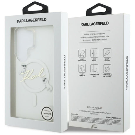 Husa de protectie Karl Lagerfeld compatibil cu Samsung Galaxy S26 Ultra, Alb