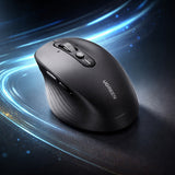 Tastatura/Mouse Ugreen Wireless Mouse M752 (75498B), Multi-mode, Bluetooth 5.4, 2.4Ghz, 4D Scroll Wheel, 1000-5000DPI, 2x AA Battery, Negru