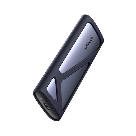 Stocare Ugreen Hard Drive Enclosure CM400 (90264), M.2 NVMe & SATA SSD Reader, USB-C 3.2 Gen2, Thunderbolt 3, 10Gbps, 2TB, Gri