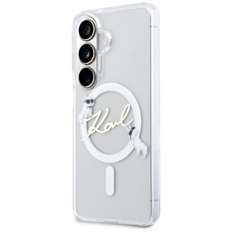 Husa de protectie Karl Lagerfeld compatibil cu Samsung Galaxy S26, Alb