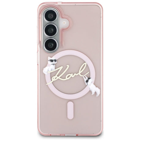 Husa de protectie Karl Lagerfeld compatibil cu Samsung Galaxy S26, Roz