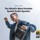 Casti Anker Wireless Speaker SoundCore Motion X500 (A3131011), Hi-Res, LDAC, Spatial Audio, 40W, 12H Playtime, IPX7, App, Negru