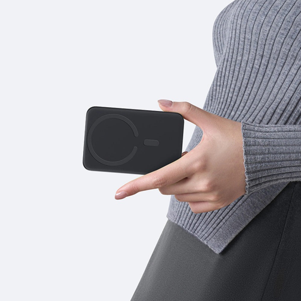 Baterie externa Baseus Magnetic EnerFill FM11 (E0026602), Type-C Cable Included, Ultra-Mini Design, 10.000mAh, 22.5W, Gri Spatial