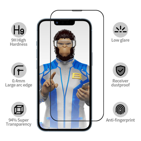 Folie de protectie Blueo Anti-Reflective HD Glass compatibil cu Samsung Galaxy S26 Ultra, Negru