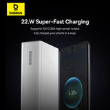 Baterie externa Baseus EnerFill FP41 (E0027K00), 30000mAh, Type-C / 2x USB-A, 22.5W, Negru