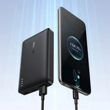 Baterie externa Baseus EnerFill FP21 (P1008210D123-00), Dual-Port, 10000mAh, 22.5W, Slim Design, Negru