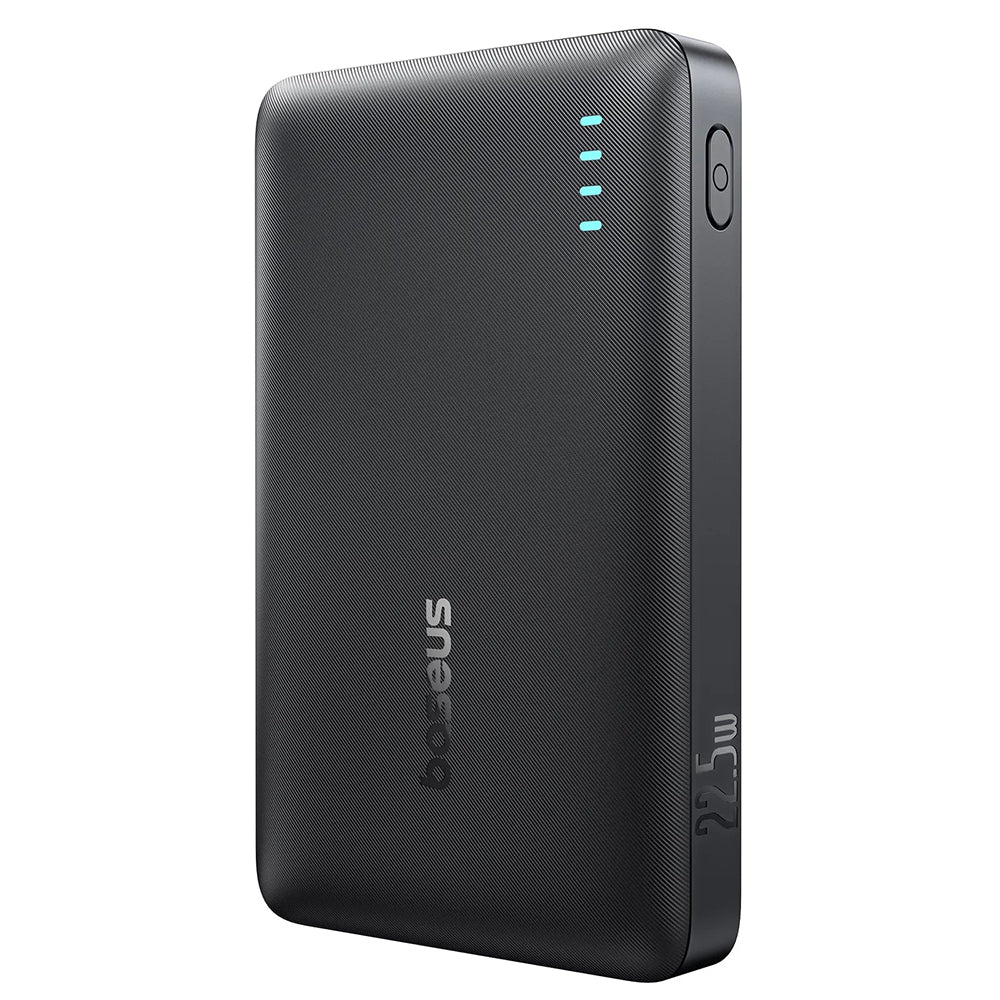 Baterie externa Baseus EnerFill FP21 (P1008210D123-00), Dual-Port, 10000mAh, 22.5W, Slim Design, Negru