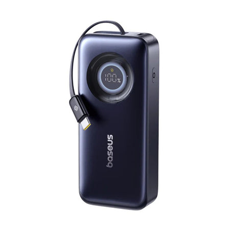 Baterie externa Baseus Enercore CR11 (E0027H00), with Built-in Type-C Cable, 20.000mAh, 67W, Portable Design, Digital Display, Negru