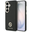 Husa de protectie Guess Rhinestone Round Logo MagSafe (GUHMS26SPGCRMDEK) compatibil cu Samsung Galaxy S26, Negru