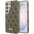 Husa de protectie Guess 4G Script MagSafe (GUHMS26L5P4FWMSW) compatibil cu Samsung Galaxy S26 Ultra, Maro