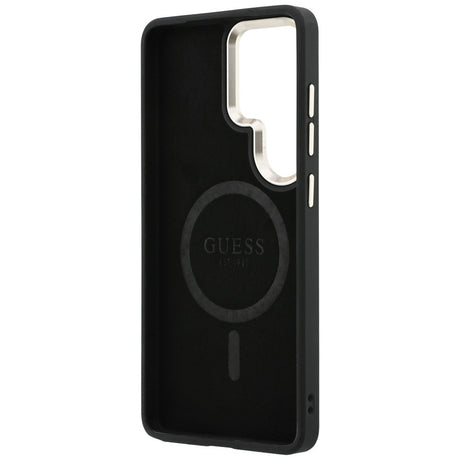 Husa de protectie Guess 4G Embossed Ring MagSafe (GUHMS26LP4MSEGCW) compatibil cu Samsung Galaxy S26 Ultra, Maro