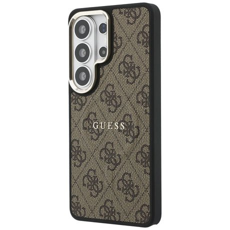 Husa de protectie Guess 4G Embossed Ring MagSafe (GUHMS26LP4MSEGCW) compatibil cu Samsung Galaxy S26 Ultra, Maro