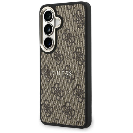 Husa de protectie Guess 4G Embossed Ring MagSafe (GUHMS26SP4MSEGCW) compatibil cu Samsung Galaxy S26, Maro