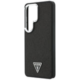 Husa de protectie Guess Fixed Glitter Triangle Logo MagSafe (GUHMS26LPFGTSCMK) compatibil cu Samsung Galaxy S26 Ultra, Negru