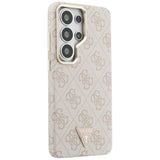 Husa de protectie Guess 4G Triangle Logo MagSafe (GUHMS26LP4GTDGMP) compatibil cu Samsung Galaxy S26 Ultra, Roz