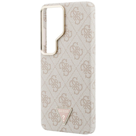 Husa de protectie Guess 4G Triangle Logo MagSafe (GUHMS26LP4GTDGMP) compatibil cu Samsung Galaxy S26 Ultra, Roz